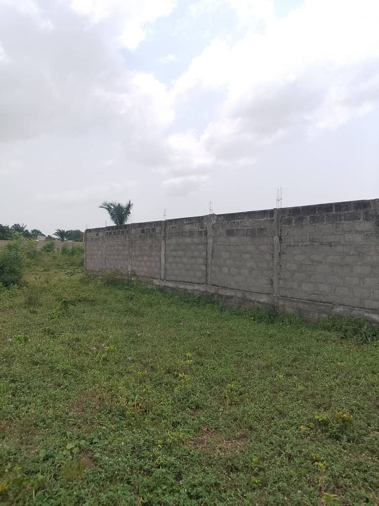 Parcelle clôturée avec titre foncier à Ouedo